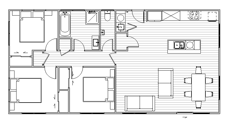 Northway Homes Rotorua Nh.100.3.1.0 Meridian Floorplan