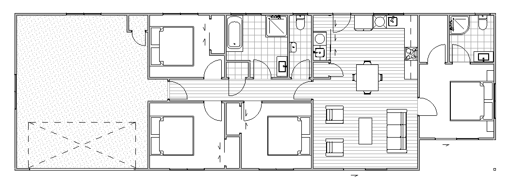 Northway Homes Rotorua Investment Property Plans Nh.154.3.1.2 Longitude Floorplan